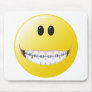 Braces Smiley Face Mousepad