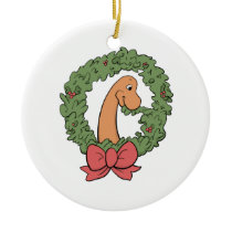 Brachiosaurus Wreath Ornament