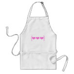 Bracket Hearts Design Aprons