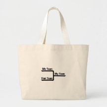 Bracketology - My Team vs Your Team Canvas Bag