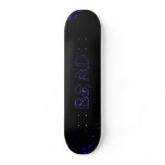 brad lightning stars custom skateboard deck