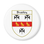 Bradley Coat of Arms/Family Crest magnets