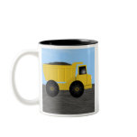 Bradley Dump Truck Personalised Name Mug