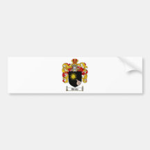 BRADY FAMILY CREST -  BRADY COAT OF ARMS BUMPER STICKER