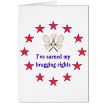 Bragging Rights Badminton Cards