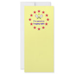 Bragging Rights Tennis Rack Card Design