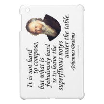 Brahms on Composing iPad Mini Cases