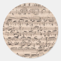 Brahms Theme and Variations Sticker