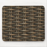 braided wicker background mouse pads