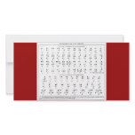 Braille Alphabet  Photo Card photo cards