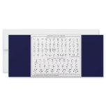 Braille Alphabet Rack Card rack cards