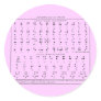 Braille Alphabet Sticker