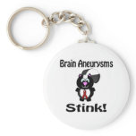 Brain Aneurysms Stink Skunk Awareness Design keychains