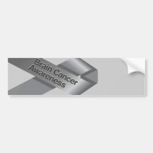 Brain Cancer Awareness Bumper Sticker
