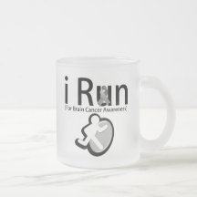 Brain Cancer Awareness I Run Mug