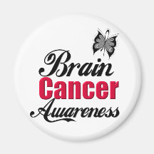 Brain Cancer Awareness Magnet