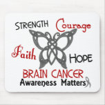 Brain Cancer Celtic Butterfly 3 Mousepads