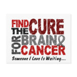 Brain Cancer FIND THE CURE 1 postcards
