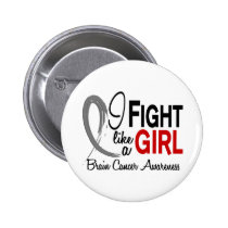 Brain Cancer I Fight Like A Girl 10.1 buttons