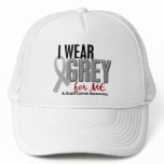 BRAIN CANCER I Wear Grey For ME 10 hats