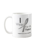 Brain Cancer I Wear Grey Ribbon For My Nephew mugs