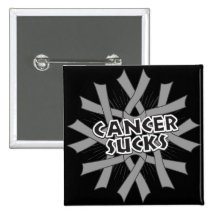 Brain Cancer Sucks Pinback Buttons