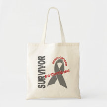 BRAIN CANCER Survivor 1 Tote Bag