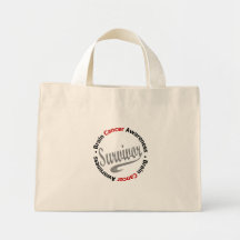 Brain Cancer Survivor Canvas Bags