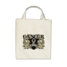 Brain Cancer Survivor Mens Heraldry Tote Bag