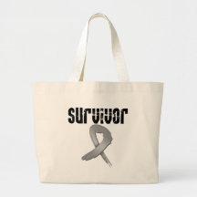 Brain Cancer SURVIVOR Tote Bag