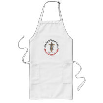 Brain Cancer WITH GOD CROSS 1 Apron