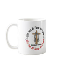 Brain Cancer WITH GOD CROSS 1 Mug