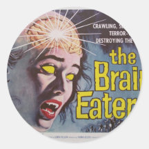 Brain Eaters Round Sticker