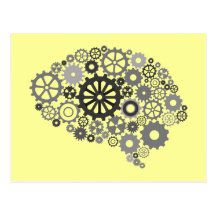 Brain Gears Postcard