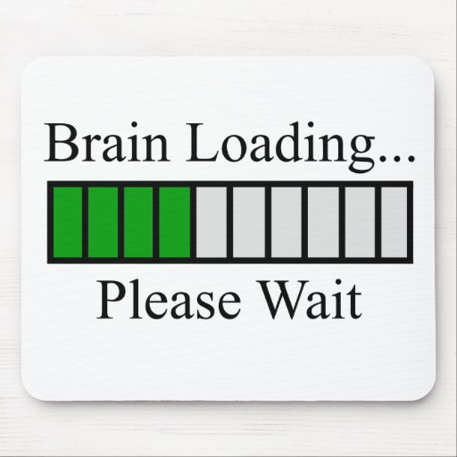 Brain Loading Bar Mousepads