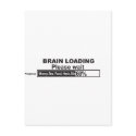 Brain Loading postcards
