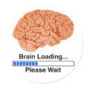 Brain Loading stickers