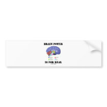 Brain Power Is For Real (Brain Anatomy Attitude)
