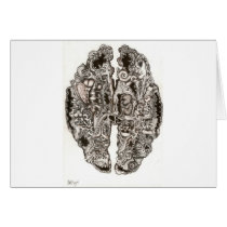 Brain Scan of an artist cards