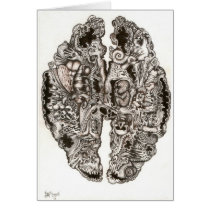 Brain Scan of an artist cards