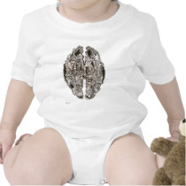 Brain Scan of an artist t-shirts
