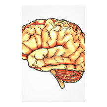 Brain series personalized stationery
