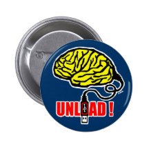 Brain to unload pinback buttons