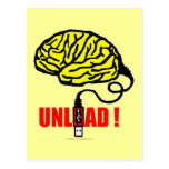 Brain to unload post card