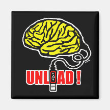 Brain to unload refrigerator magnets