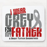 Brain Tumor I Wear Grey For My Father 6.2 Mouse Pad