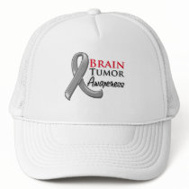 Brain Tumour Awareness Ribbon Trucker Hat