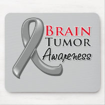 Brain Tumour Awareness Ribbon Mousemats