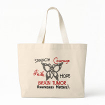Brain Tumour Celtic Butterfly 3 Canvas Bag