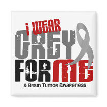 Brain Tumour I Wear Grey For ME 6.2